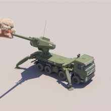 Unmanned automated howitzer system - balkannovoteh